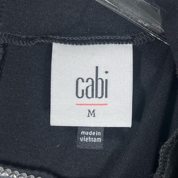 Cabi split neck black top sz. M - Picture 5 of 8